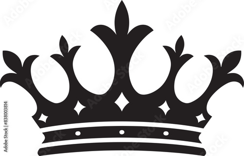 Crowned Majesty Logo Vector Icon Aristocratic Aura Icon Design Graphic