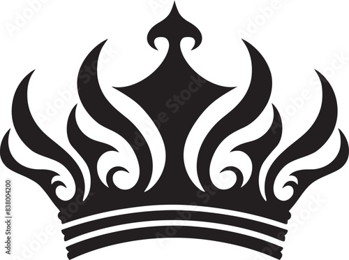 Aristocratic Aura Crown Icon Art Imperial Impression Logo Icon Design