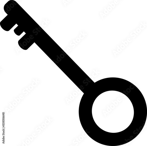 Key icon vector. Replaceable vector design.