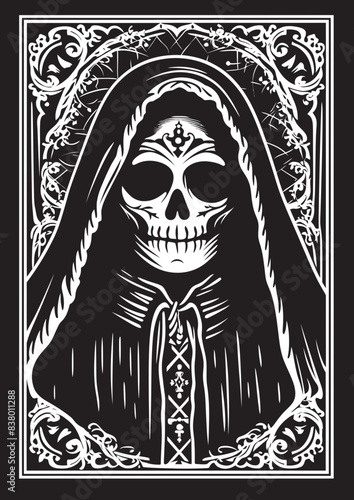 Santa Muerte Mystery Icon Santa Muerte Sacred Site Design