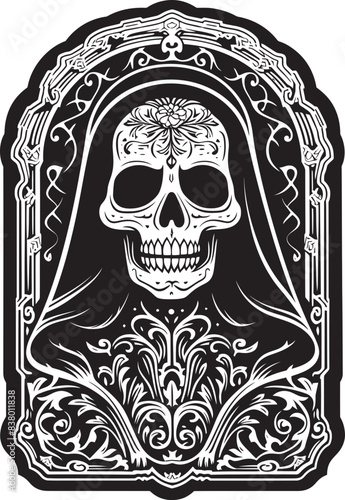 Santa Muerte Sacred Heart Art Santa Muerte Money Graphic Design