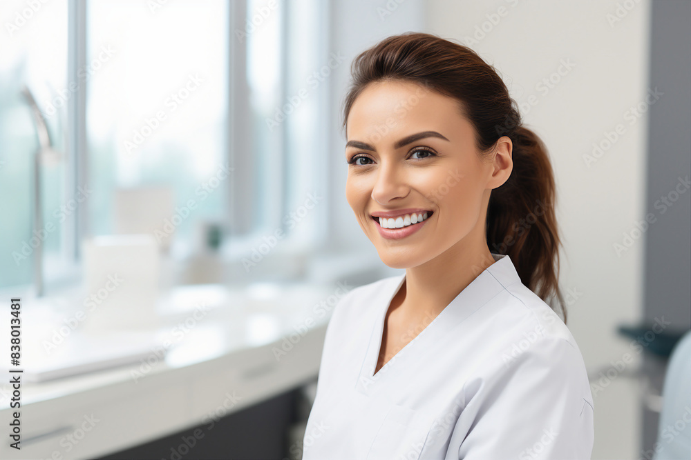 Generative AI Portrait of experienced doctor at hospital patient examination consultation medicare Generative AI Portrait of experienced doctor at hospital patient examination consultation medicare