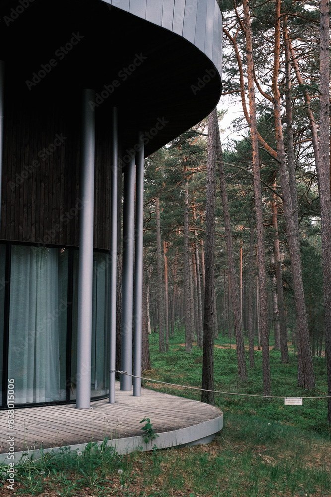 Modern Architecture in Nordic Forest Setting Modern Architecture in Nordic Forest Setting