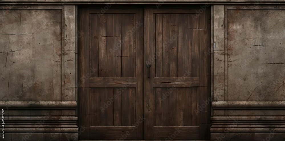 door texture of an old wooden building with a brown and wood door door texture of an old wooden building with a brown and wood door