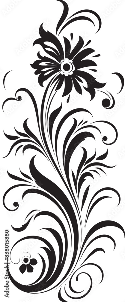 Retro Floral Separator Logo Elegant Design Ornate Floral Ornament Vintage Divider Line Art Retro Floral Separator Logo Elegant Design Ornate Floral Ornament Vintage Divider Line Art