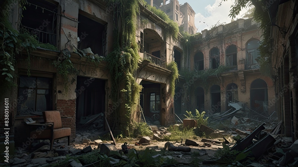 Obraz premium old abandoned building