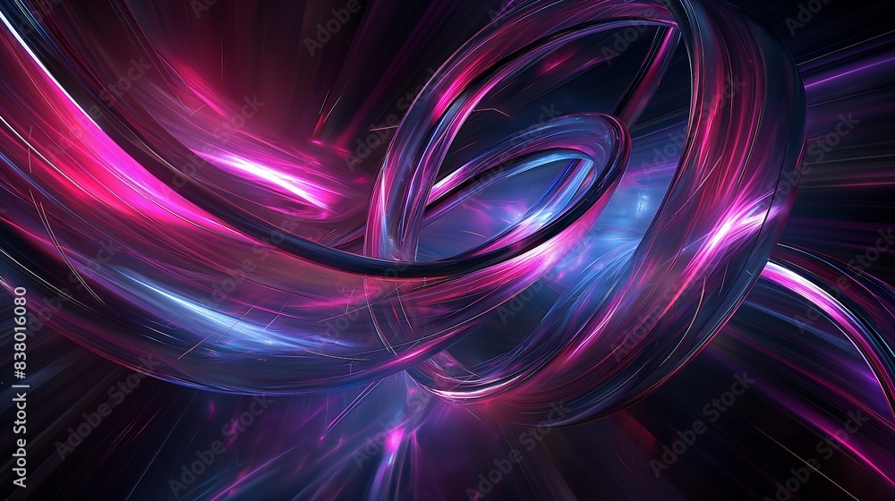 Futuristic Abstract Light Streams in Dynamic Pink and Blue Swirls Futuristic Abstract Light Streams in Dynamic Pink and Blue Swirls