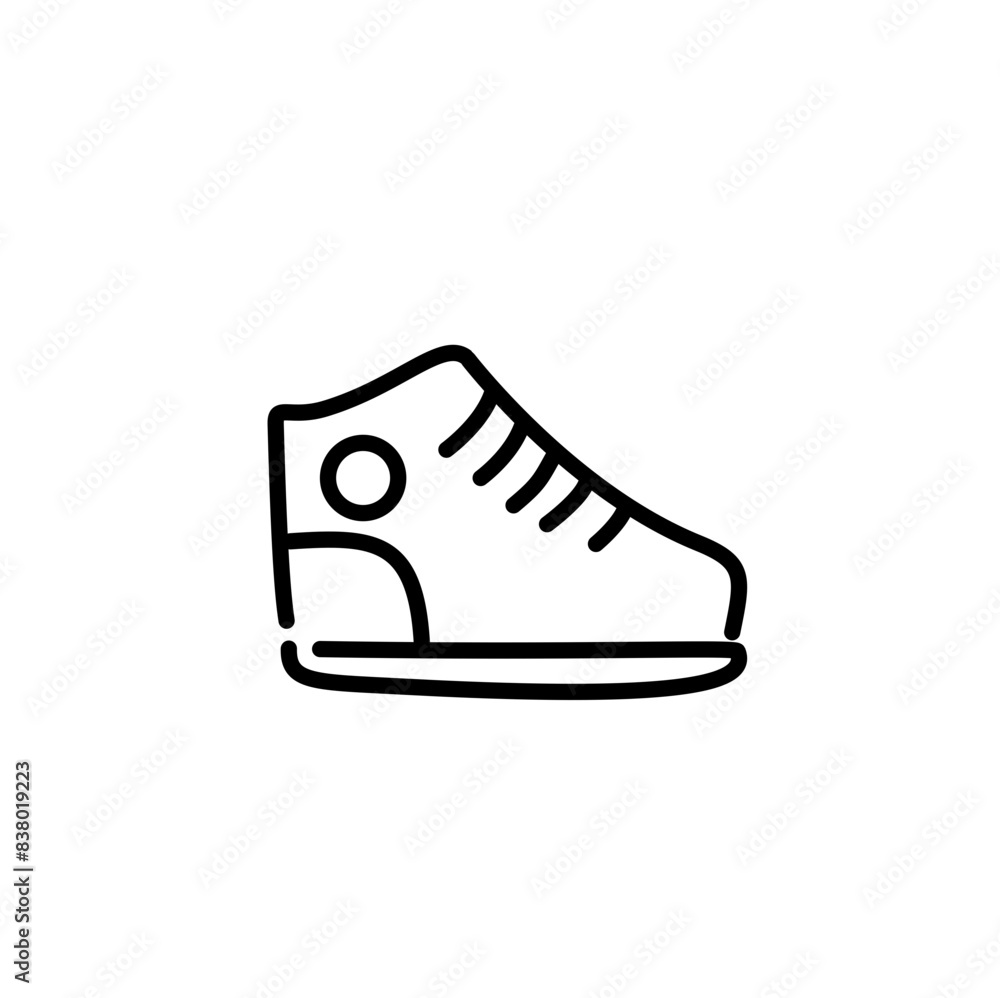 Shoe Line Icon Shoe Line Icon