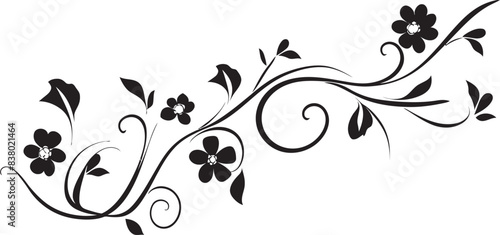 Vintage Decorative Floral Badge Stylish Emblem Classic Antique Scrollwork Badge Detailed Emblem