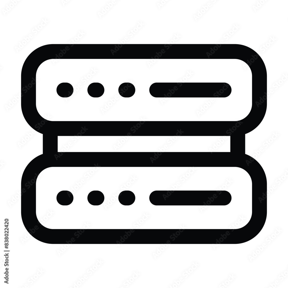 Simple Server icon. The icon can be used for websites, print templates, presentation templates, illustrations, etc Simple Server icon. The icon can be used for websites, print templates, presentation templates, illustrations, etc