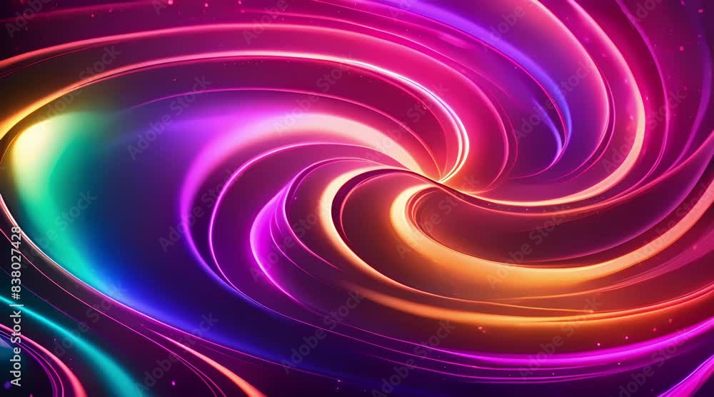 abstract background with colorful neon light effects, generated ai abstract background with colorful neon light effects, generated ai