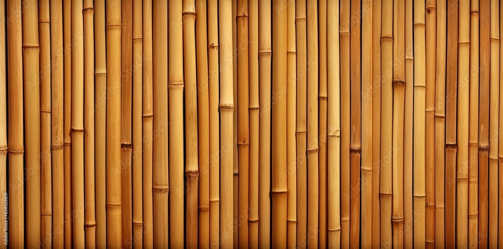 bamboo textured background with a wooden wall in the foreground bamboo textured background with a wooden wall in the foreground