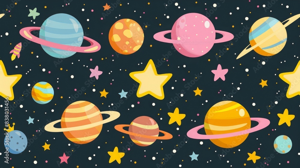 cartoon style space rocket model in universe and dark space with stars and galaxy, space rocket exploration in universe space realistic illustration cartoon style space rocket model in universe and dark space with stars and galaxy, space rocket exploration in universe space realistic illustration