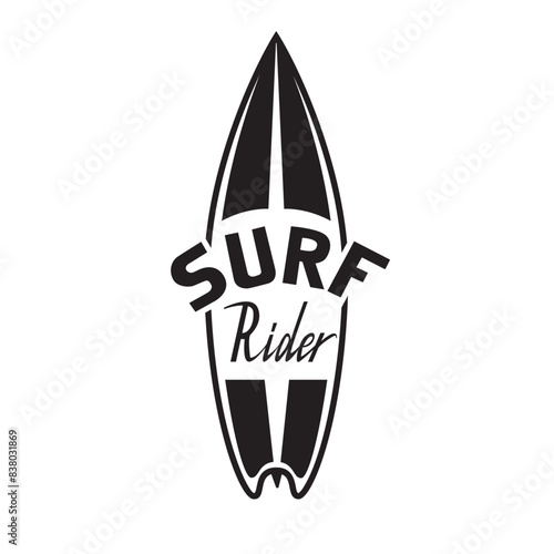 Surf rider lettering north shore Hawaii vector print for summer t shirts with grunge surfboard patchwork background. Vector illustration