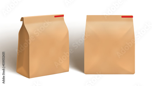 Brown Paper Lunch Food Craft Bag Package