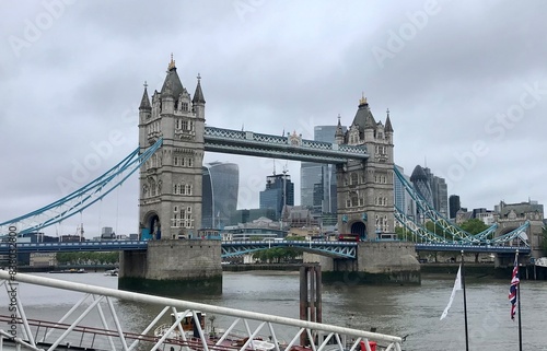 The beautiful Tower Bridge in London photo