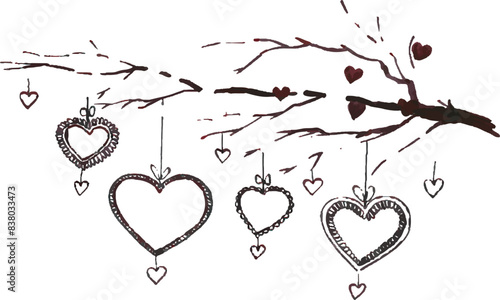 tree with heart