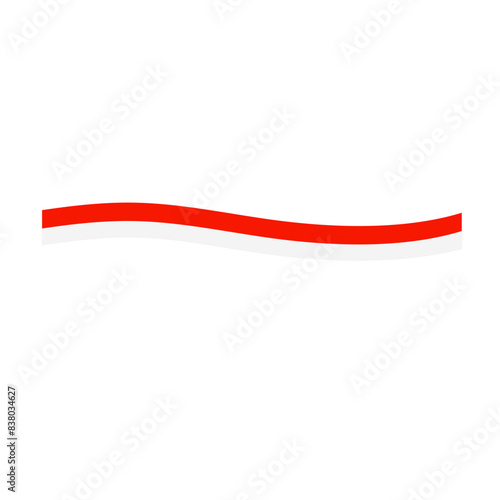 Indonesian ribbon flag