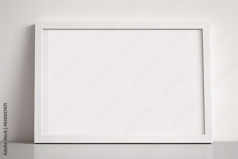 Diseño interior escandinavo de sala de estar con consola de madera, anillos en la pared, marco de póster simulado, flores en jarrón y elegantes accesorios personales Diseño interior escandinavo de sala de estar con consola de madera, anillos en la pared, marco de póster simulado, flores en jarrón y elegantes accesorios personales