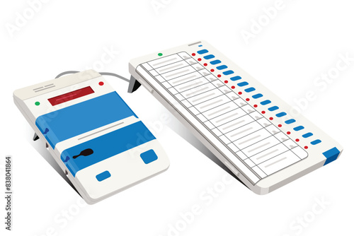 Voting Equipments, Electronic Voting Machine EVM and control unit