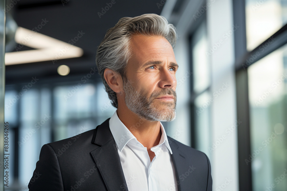 Handsome man gentleman successful confident strict businessman made with generative AI technology Handsome man gentleman successful confident strict businessman made with generative AI technology