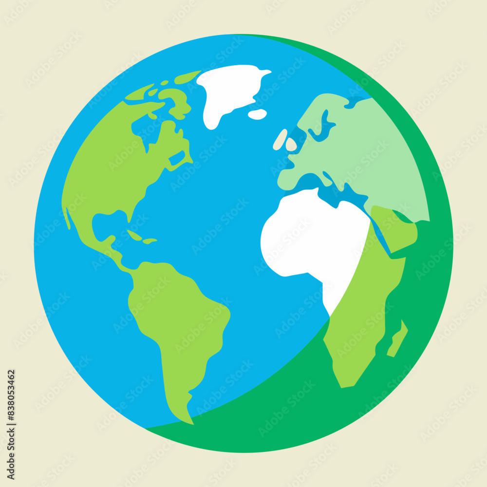 Naklejka premium earth globe icon