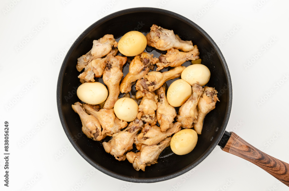 鶏手羽元とたまごの甘辛煮 鶏手羽元とたまごの甘辛煮