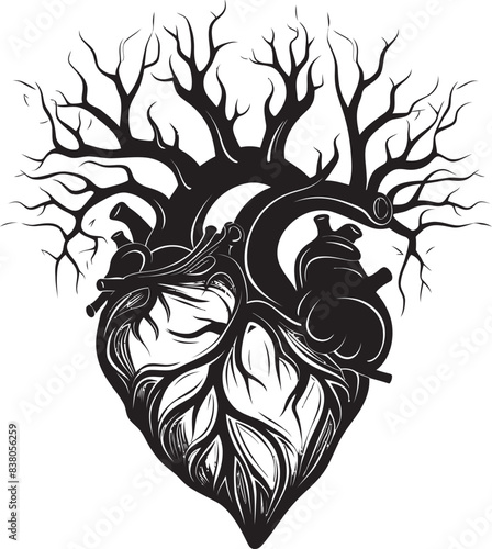 Minimal Artistic Heart Minimal Graphic Linear Abstract Heart Abstract Symbol