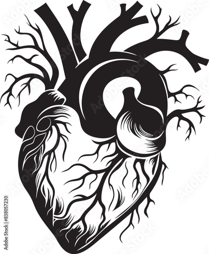 Simple Heart Icon Iconic Emblem Contemporary Heart Sketch Minimal Logo