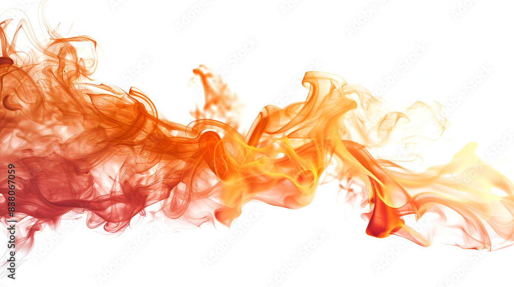 abstract smoke isolated background modern,Fire burning flames on white ...