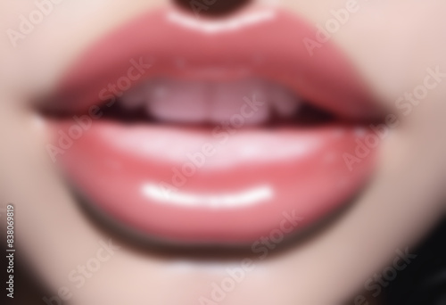 korean lips with gloss