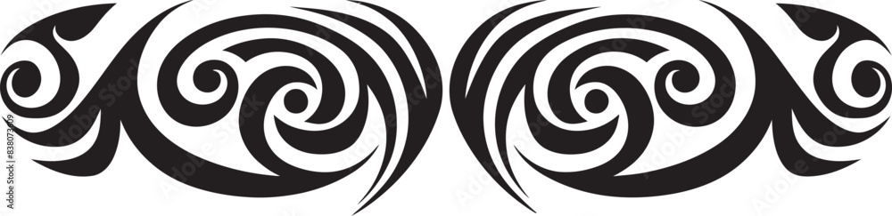 Tribal Stripe Emblem Ethnic Polynesian Icon Tattoo Emblem Polynesian Stripe Design Tribal Stripe Emblem Ethnic Polynesian Icon Tattoo Emblem Polynesian Stripe Design