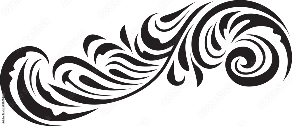 Tribal Pattern Logo Abstract Polynesian Emblem Polynesian Tattoo Design Stripe Emblem