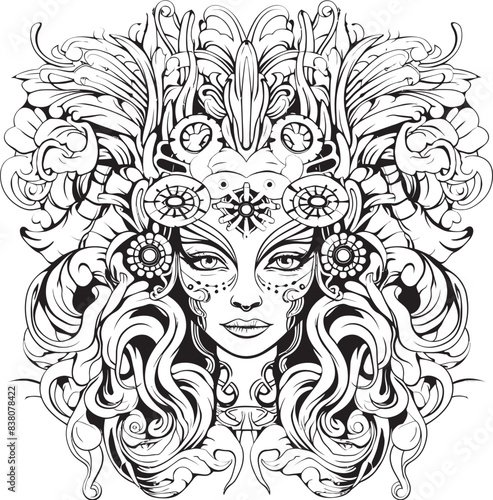 Labyrinthine Lament Nightmare Coloring Book and Iconic Design Obscure Phantasms Psychedelic Nightmares in Graphic Art