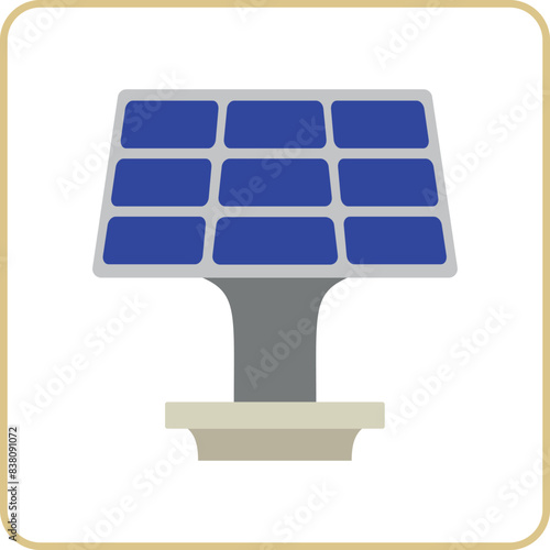 Solar Panel, Vector illustration	