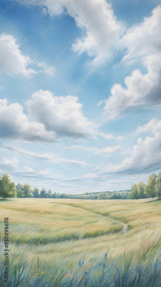 Fototapeta premium sunny summer sky