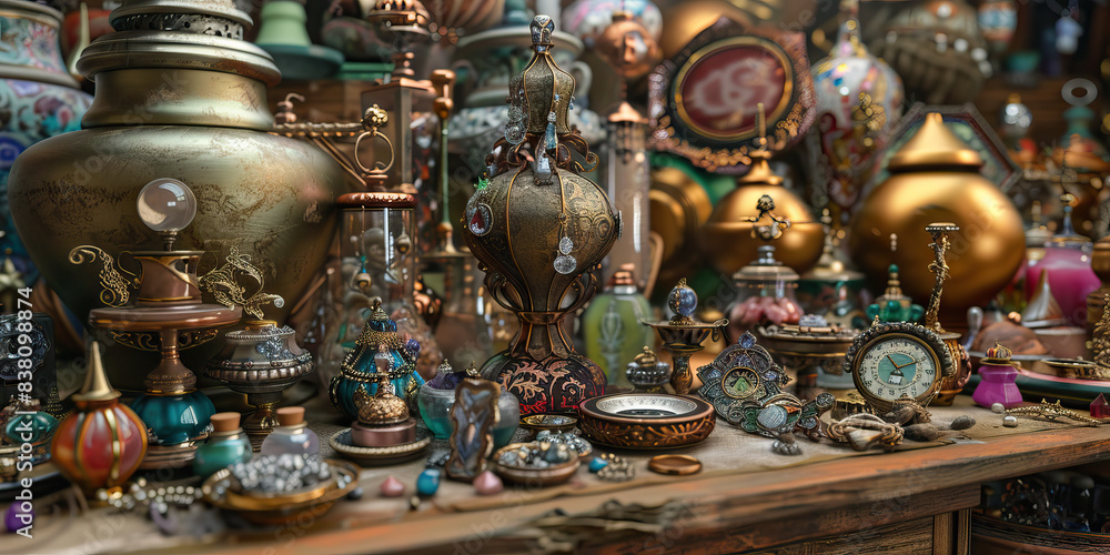 The Enchanted Ephemera: A treasure trove of antique knick-knacks, each with its own mystique and allure. The Enchanted Ephemera: A treasure trove of antique knick-knacks, each with its own mystique and allure.