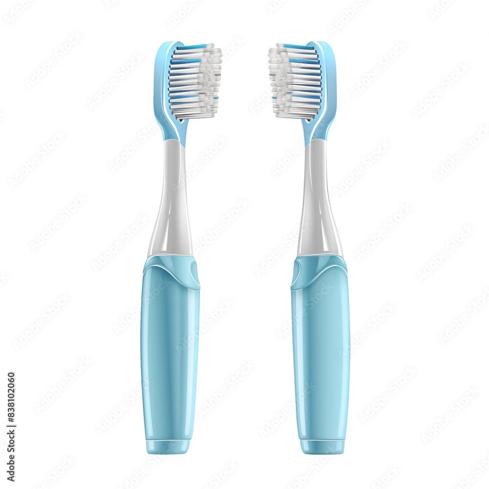 Pair of Blue Manual Toothbrushes, Isolated on a Transparent Background, Graphic Resource Pair of Blue Manual Toothbrushes, Isolated on a Transparent Background, Graphic Resource