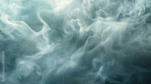 smoke on black color abstract watercolor background © loran4a