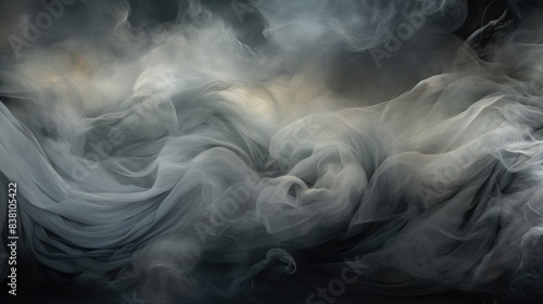 Wallpaper Mural smoke on black color abstract watercolor background Torontodigital.ca