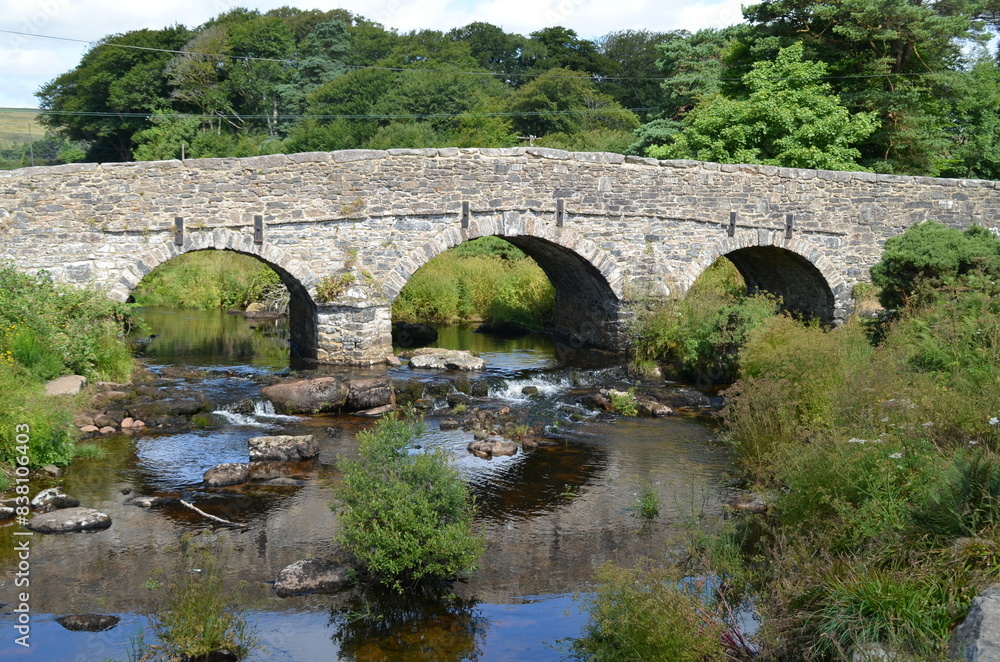 Fototapeta premium Brücke über einen Bach