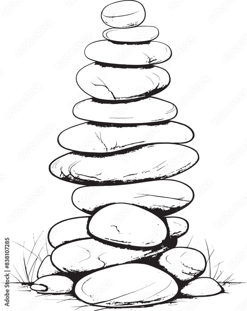Sleek Pebble Tower Icon Minimalistic Graphic Designs Abstract Stone Cairn Design Geometric Logo Ideas Sleek Pebble Tower Icon Minimalistic Graphic Designs Abstract Stone Cairn Design Geometric Logo Ideas