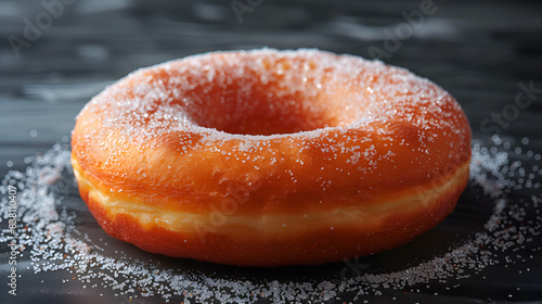 tasty donuts on table