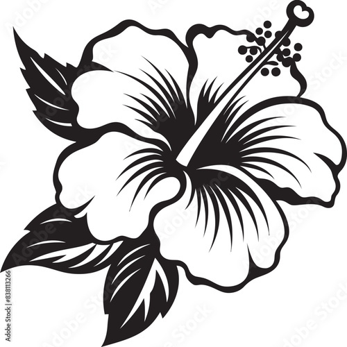 Wallpaper Mural Hibiscus Garden Art Natural Iconic Creation Colorful Hibiscus Flora Contemporary Logo Artistry Torontodigital.ca