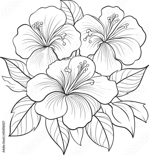 Vibrant Hibiscus Illustration Graphic Evolution Exotic Hibiscus Spirit Contemporary Design