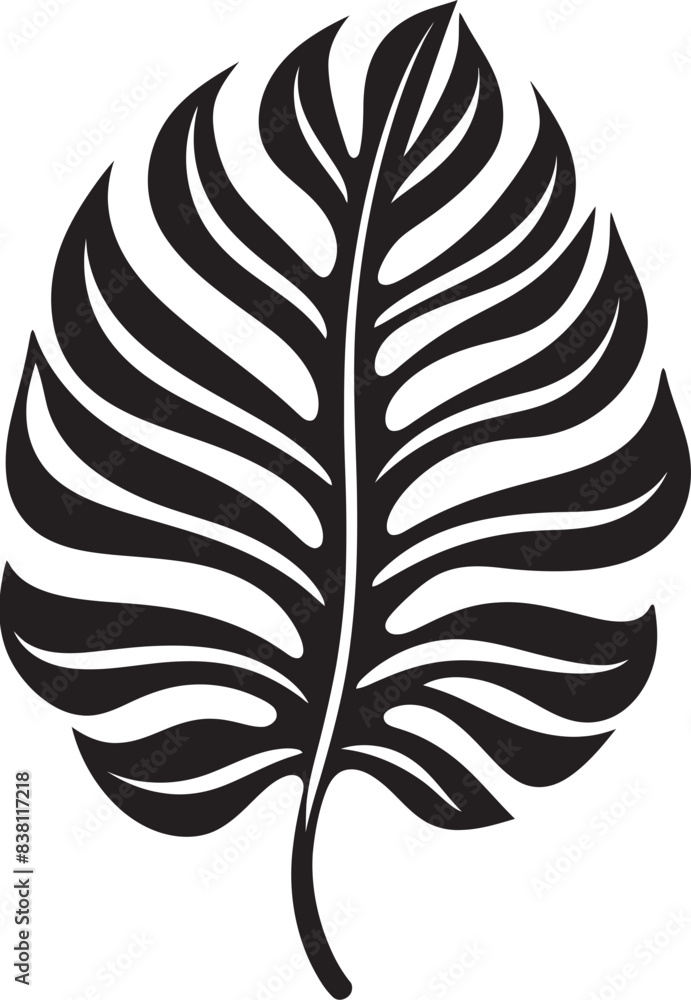 Obraz premium Botanical Design Artistic Graphic Creation Tropical Harmony Symbolic Expression