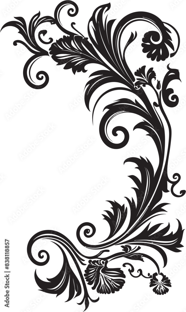 Antique Floral Corner Symbol A Captivating Emblem of Heritage Vintage Botanical Detail Reviving Artistic Heritage Antique Floral Corner Symbol A Captivating Emblem of Heritage Vintage Botanical Detail Reviving Artistic Heritage