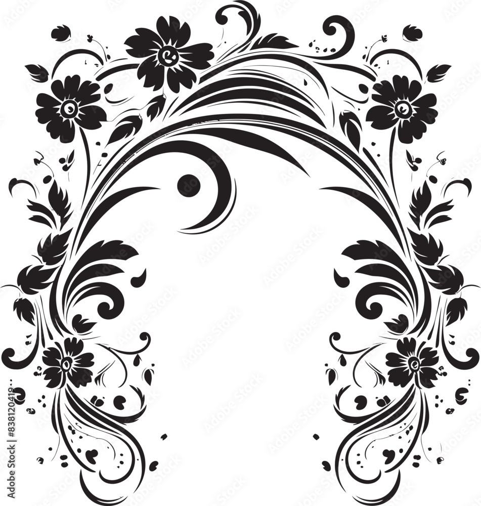 Retro Style Floral Corner Art Deco Influence Reimagined Vintage Floral Detail Timeless Beauty Evoked Retro Style Floral Corner Art Deco Influence Reimagined Vintage Floral Detail Timeless Beauty Evoked