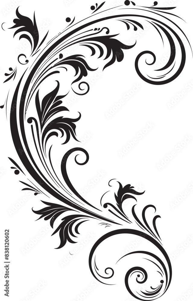 Antique Floral Corner Symbol Cultural Symbol of Art Vintage Botanical Detail Artistry in Natural Forms Antique Floral Corner Symbol Cultural Symbol of Art Vintage Botanical Detail Artistry in Natural Forms