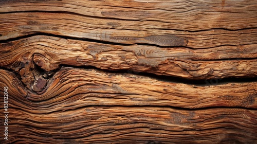 Texture of wood background closeup, top view, surface with natural pattern and various wood grain details